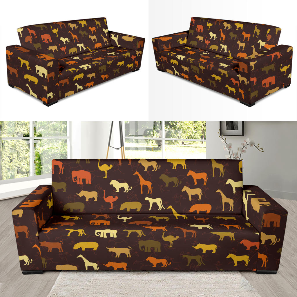 Safari Animal Print Design LKS301 Sofa Slipcover