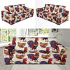 Rooster Pattern Print Design A03 Sofa Slipcover