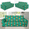 Lion Pattern Print Design 02 Sofa Slipcover