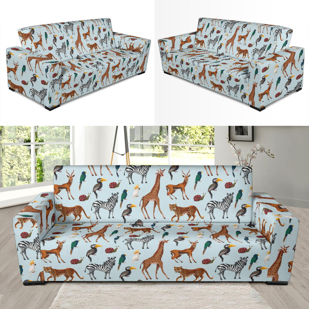 Safari Animal Print Design LKS306 Sofa Slipcover