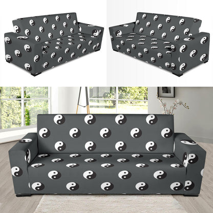 Yin Yang Print Design LKS303 Sofa Slipcover