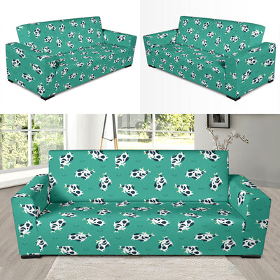 Cow Pattern Print Design 03 Sofa Slipcover