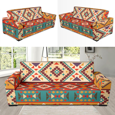 Navajo Pattern Print Design A01 Sofa Slipcover