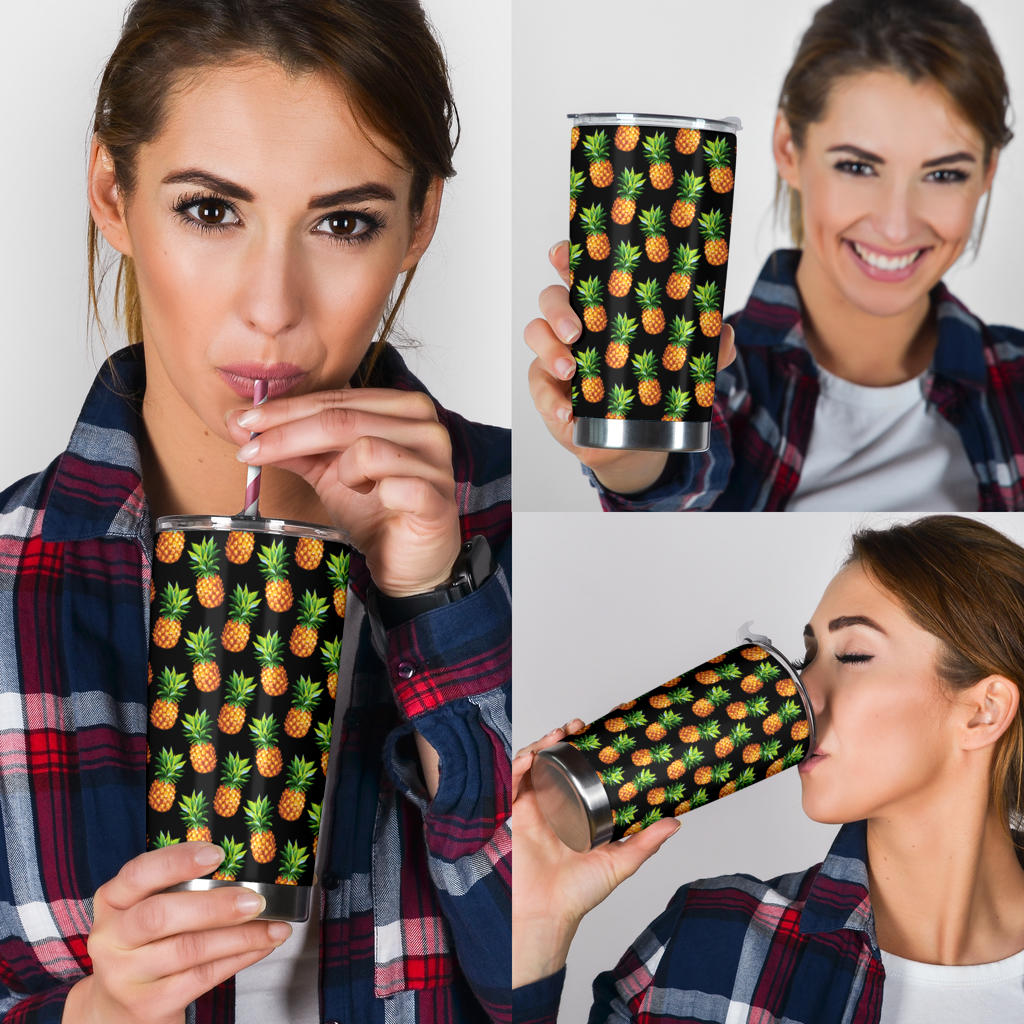 Pineapple Cute Print Design Pattern Tumbler