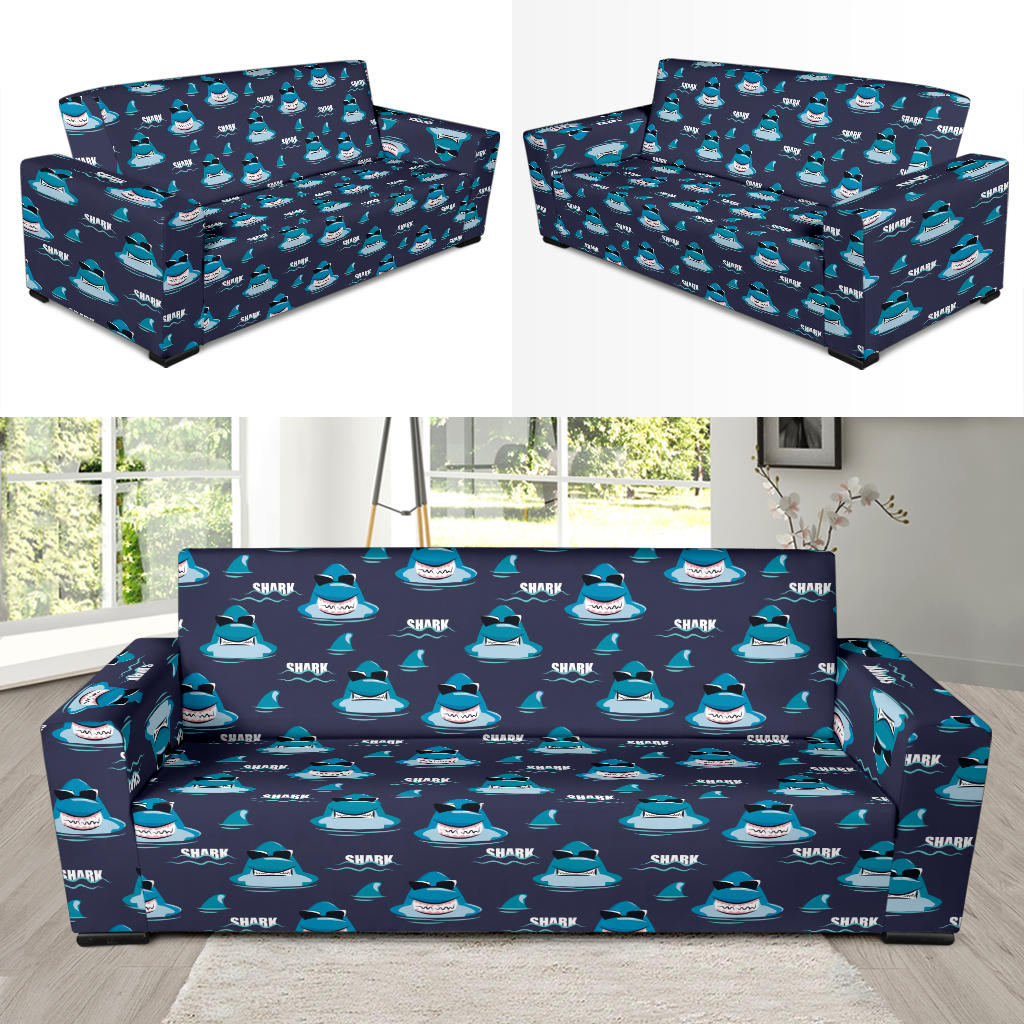 Shark Print Design LKS309 Sofa Slipcover
