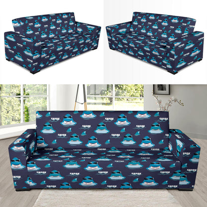 Shark Print Design LKS309 Sofa Slipcover