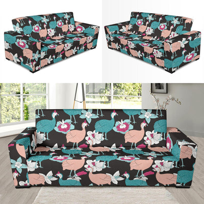 Guinea Fowl Pattern Print Design 03 Sofa Slipcover