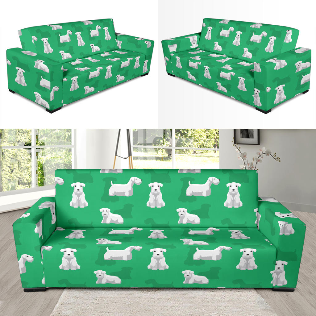 Sealyham Terriers Print Design LKS301 Sofa Slipcover
