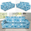 Medical Pattern Print Design 05 Sofa Slipcover