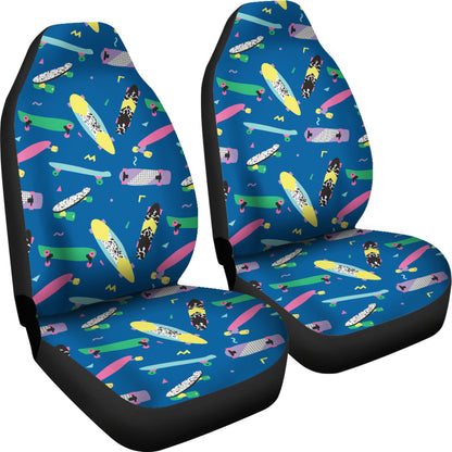 Skateboard Print Design LKS302 Car Seat Covers