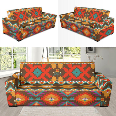 Native Pattern Print Design A01 Sofa Slipcover