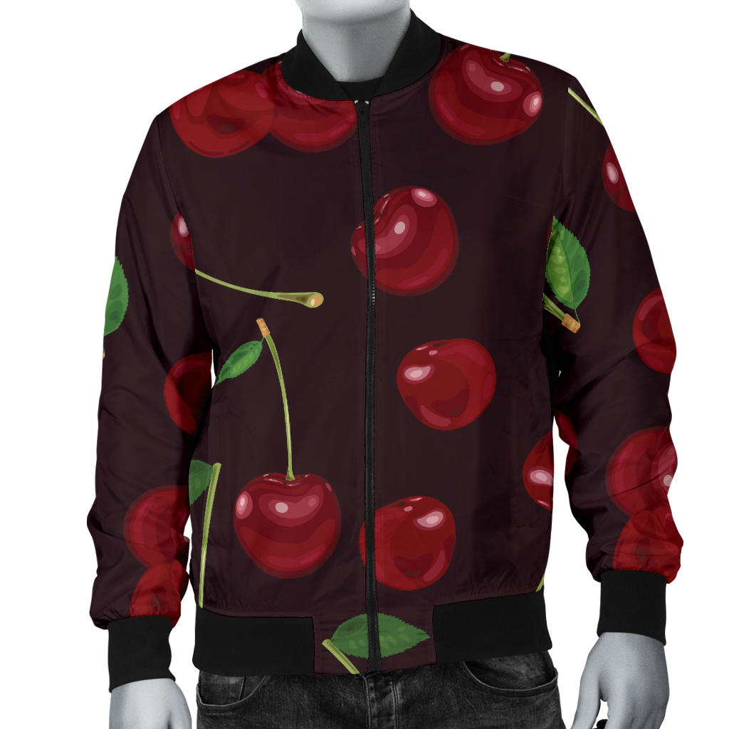 Cherry Fresh Pattern Men Bomber Jacket
