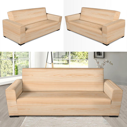 Wood Texture Print Design LKS302 Sofa Slipcover