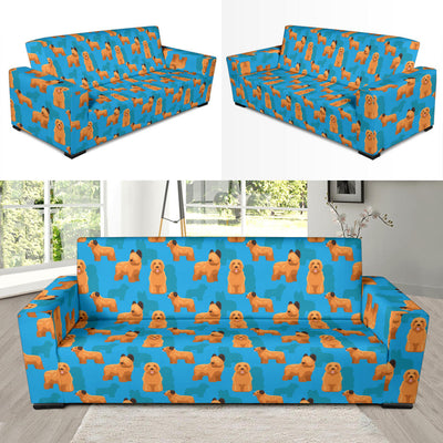 Briards Pattern Print Design 01 Sofa Slipcover