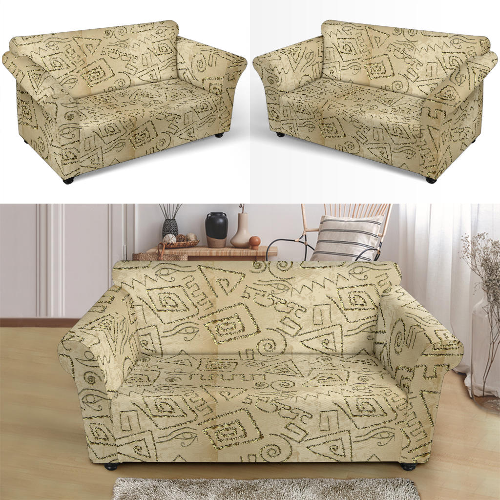 Ancient Greek Print Design LKS3013 Loveseat Couch Slipcover