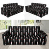 Baseball Pattern Print Design 03 Sofa Slipcover