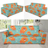 Lion Baby Pattern Print Design 03 Sofa Slipcover