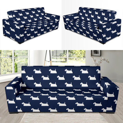 Scottish Terriers Print Design LKS303 Sofa Slipcover