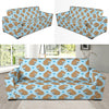 Capybara Pattern Print Design 01 Sofa Slipcover