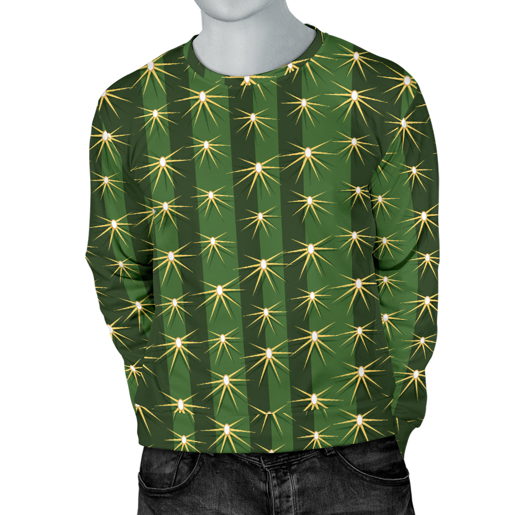 Cactus Skin Print Pattern Men Long Sleeve Sweatshirt