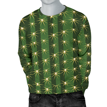 Cactus Skin Print Pattern Men Long Sleeve Sweatshirt