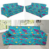 Cocktail Pattern Print Design 03 Sofa Slipcover