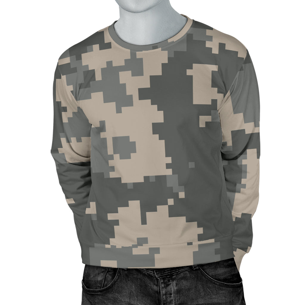 ACU Digital Camouflage Men Long Sleeve Sweatshirt