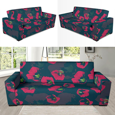 Morning Glory Pattern Print Design 01 Sofa Slipcover