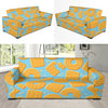 Cracker Pattern Print Design 02 Sofa Slipcover