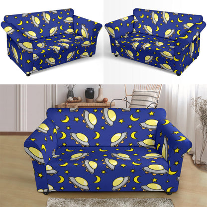 UFO Print Design LKS309 Loveseat Couch Slipcover