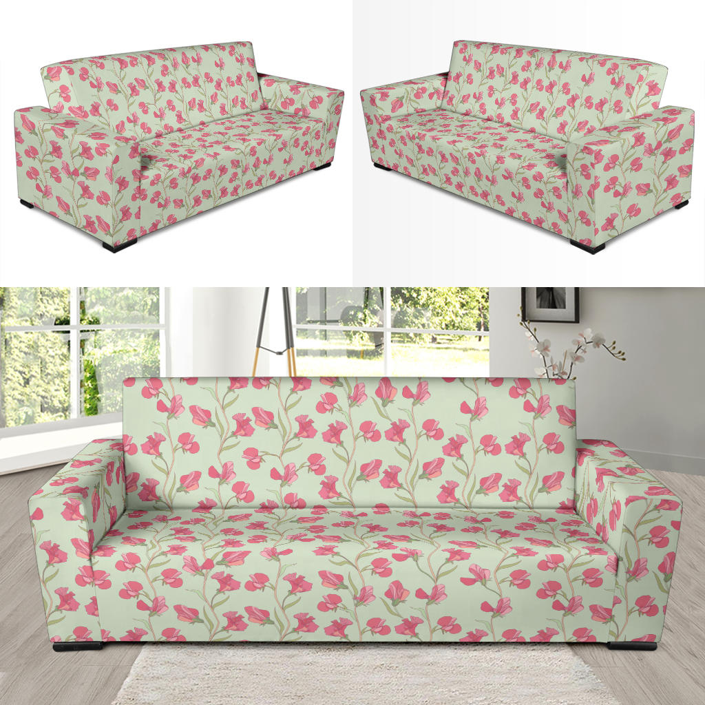 Sweet Pea Print Design LKS301 Sofa Slipcover