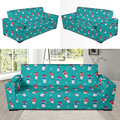 Pill Pattern Print Design A03 Sofa Slipcover