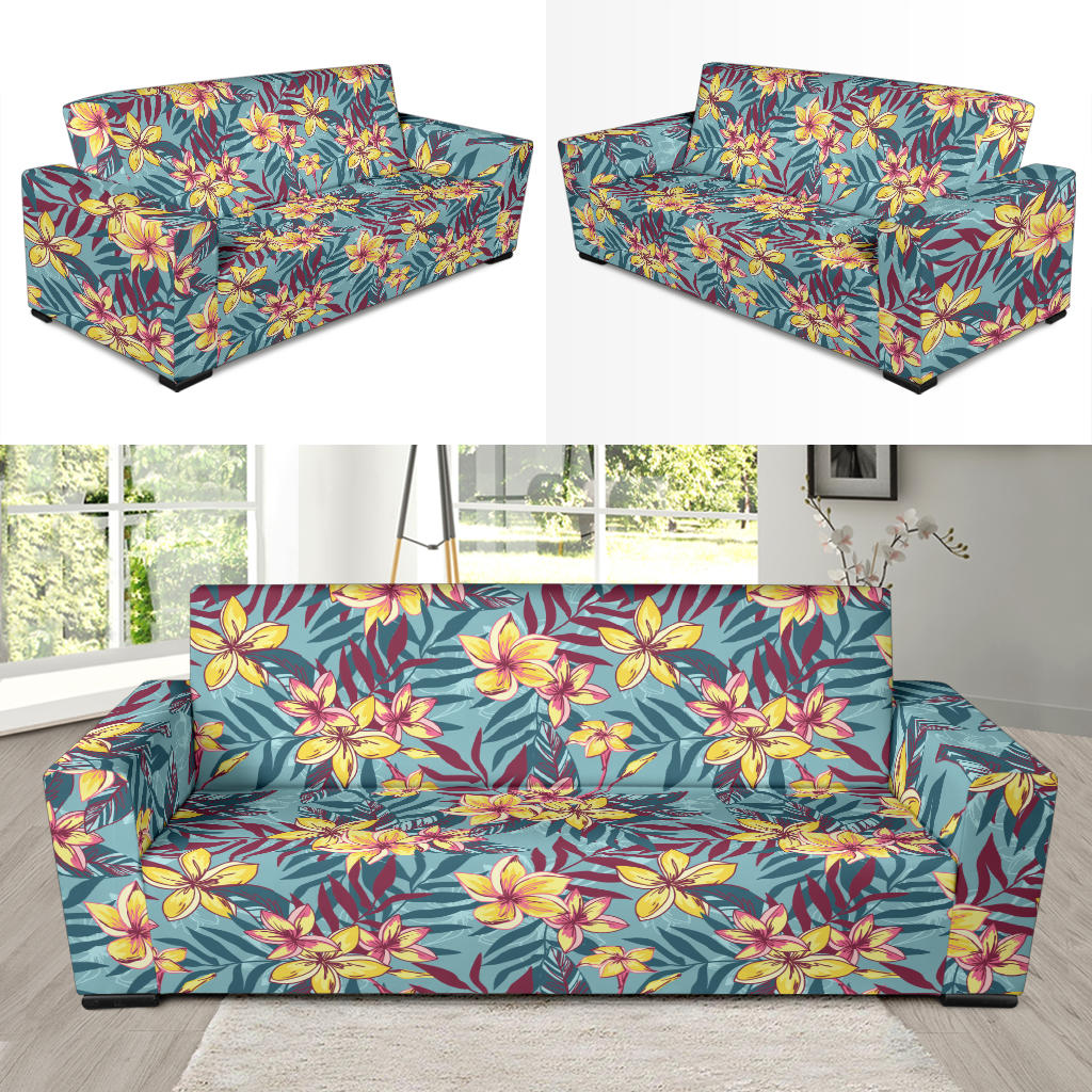 Summer Floral Print Design LKS304 Sofa Slipcover