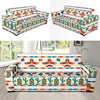 Maracas Mexican Pattern Print Design 01 Sofa Slipcover