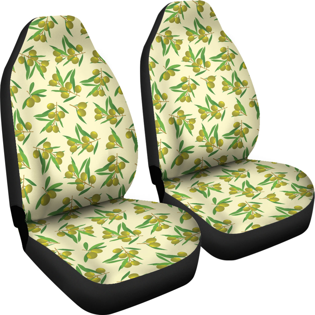 Olive Print Design LKS302 Car Seat Covers