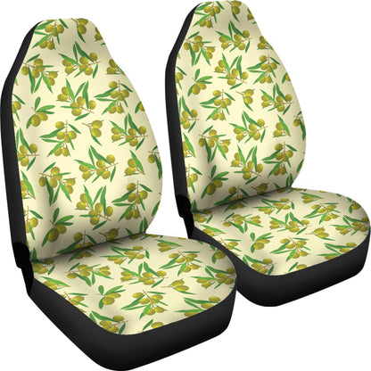 Olive Print Design LKS302 Car Seat Covers