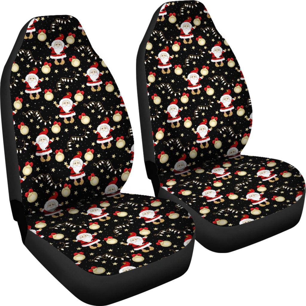 Santa Christmas Themed Print Design LKS307 Car Seat Covers