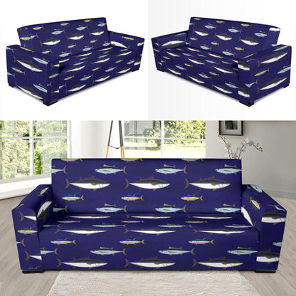 Tuna Fish Print Design LKS304 Sofa Slipcover
