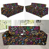 Music note Pattern Print Design A01 Sofa Slipcover