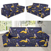 Pisces Pattern Print Design A04 Sofa Slipcover