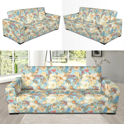 Summer Floral Print Design LKS302 Sofa Slipcover