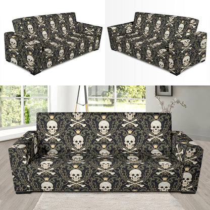 Skull King Print Design LKS307 Sofa Slipcover