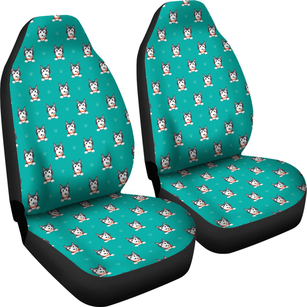 Siberian Huskies Print Design LKS304 Car Seat Covers