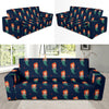 Mermaid Girl Pattern Print Design 01 Sofa Slipcover