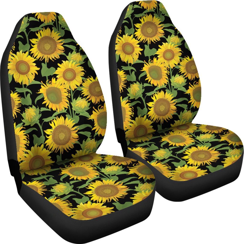 Sunflower Print Design LKS302 Car Seat Covers