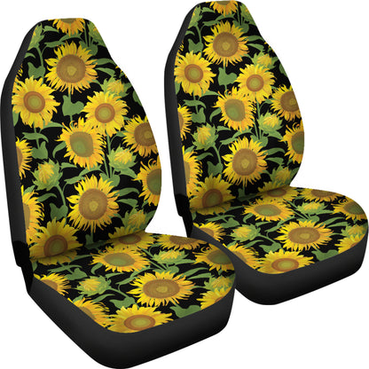 Sunflower Print Design LKS302 Car Seat Covers