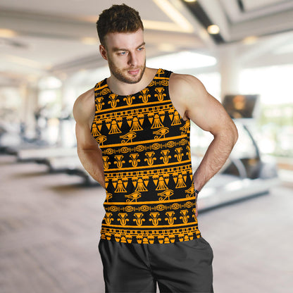 Eye of Horus Tribal Egypt Pattern Men Tank Top