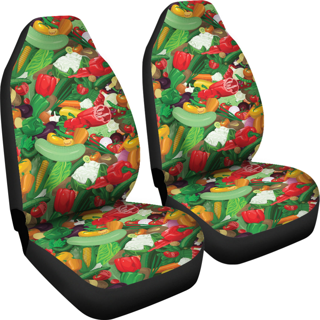 Salad Mix Vegetableprint Design LKS301 Car Seat Covers