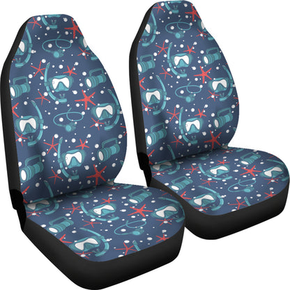 Scuba Equipment Print Design LKS302 Car Seat Covers