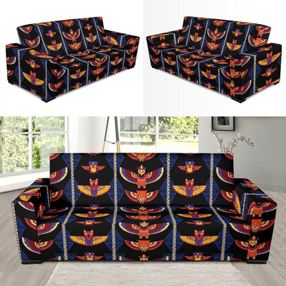 Totem Print Design LKS301 Sofa Slipcover